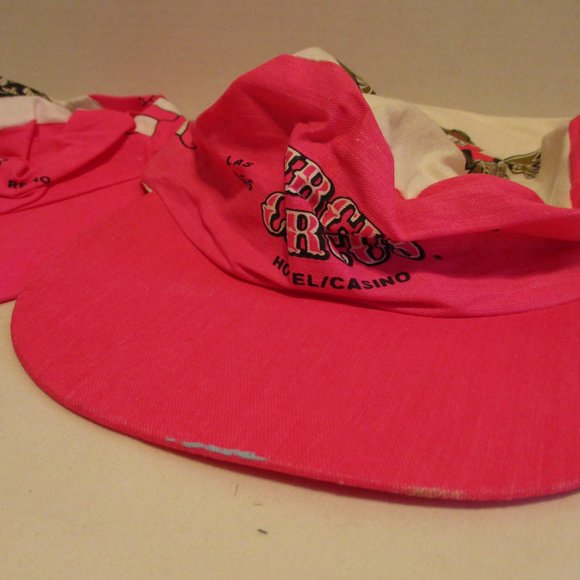 Circus Circus Las Vegas Casino Pink White Blue Hip Pack Painter Hat Bundle - Picture 6 of 14